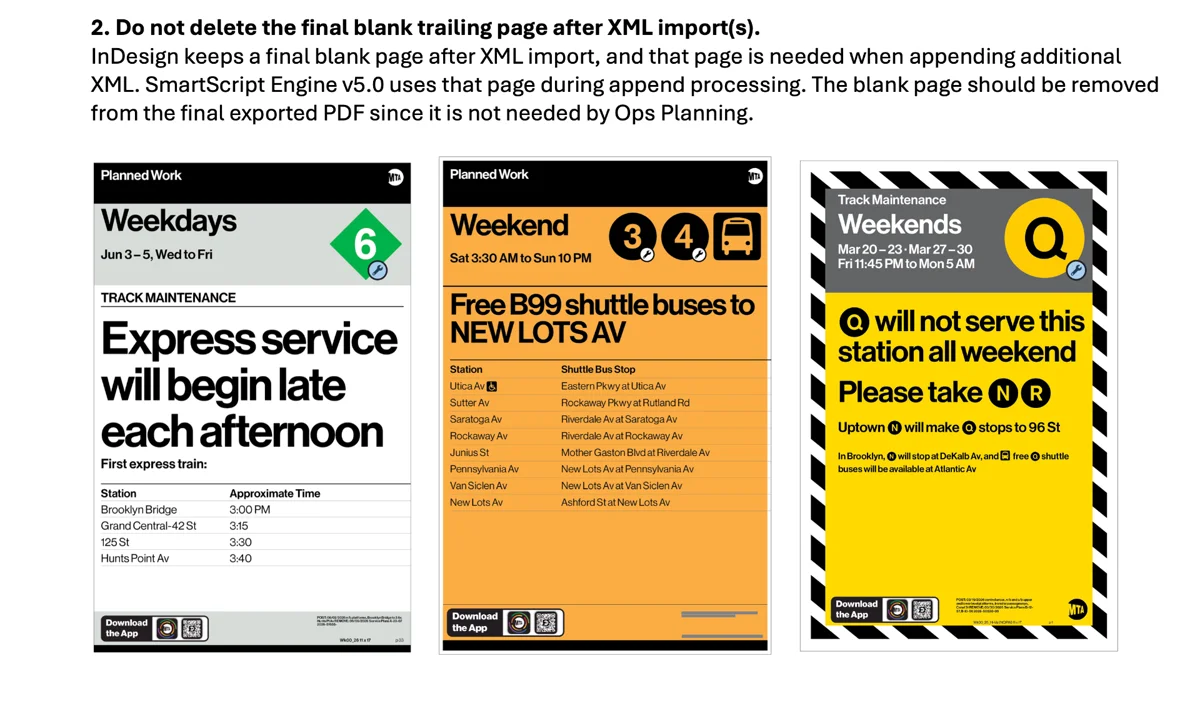 XML-to-Print — Service Notice Automation