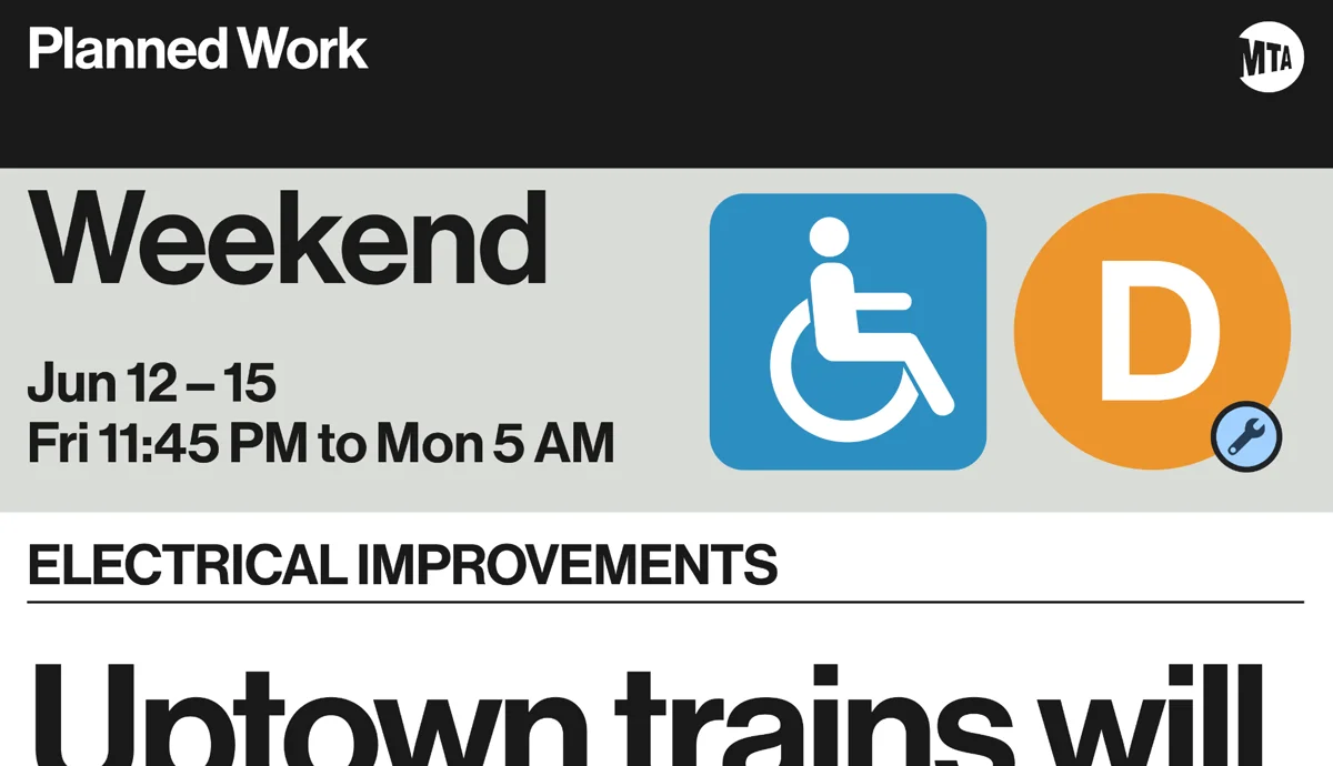 ColorFont in Use — Service Notice Signage